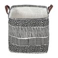 thumbnail image 1 of Ofertas Únicas 1 Pc 30L Cesta de Ropa Plegable Cuadrada para el Lavadero 12.60"x12.60"x12.60" Geometría Negra y Blanca, 1 of 6