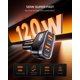 thumbnail image 2 of Cargador de coche SUNDAREE USB C 120W 4 puertos PD60W/QC30W para iPhone, 2 of 8