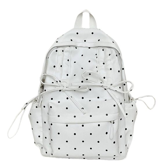 Cute Bowknot Design School Backpacks Spacious Interior Practical Nylon Book Bag