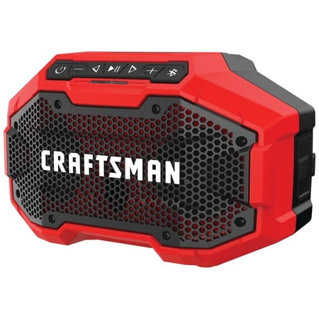CRAFTSMAN CMCR001BR V20 Lithium-Ion Cordless Bluetooth Speaker 2 3 Smartphone Compatible