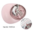 thumbnail image 3 of Gorra de sol de moda Macarena con visera hueca rosa para mujer, 3 of 8