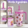 thumbnail image 3 of Magma Life Termo Acero Inoxidable para Niños Mini Flip 532 ml (18 oz), Doble Pared, Tapa Antiderrames con Popote, Mantiene Frío y Caliente, 3 of 7