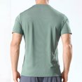 thumbnail image 3 of cfhntfmh Workout Shirts for Men Summer Fashion Mock Neck Basic T-Shirts Casual Stretchy Quick-Dry Athletic Running Tees, 3 of 6