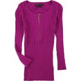 thumbnail image 1 of I.N.C Womens Zip Front Knit Sweater, Purple, X-Small, 1 of 1
