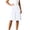 White, variant on Cropped Culottes High Waist Wide Leg Pants Loose Lightweight Breathable Comfortable Pleated Design Suitable for Office XL White