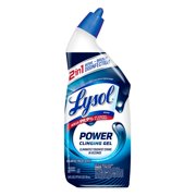 Lysol Power Toilet Bowl Cleaner, Gel Cleaner and Disinfectant - 24 oz (Packaging Varies)