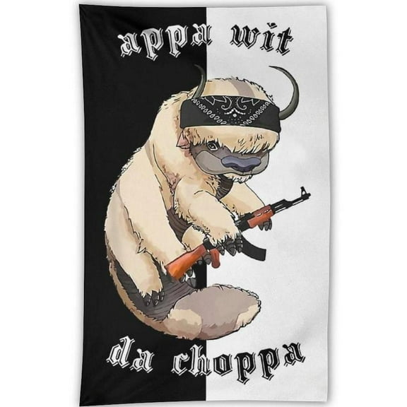 Appa With A Choppa Tapestry Wall Decoration Hanging Ornaments