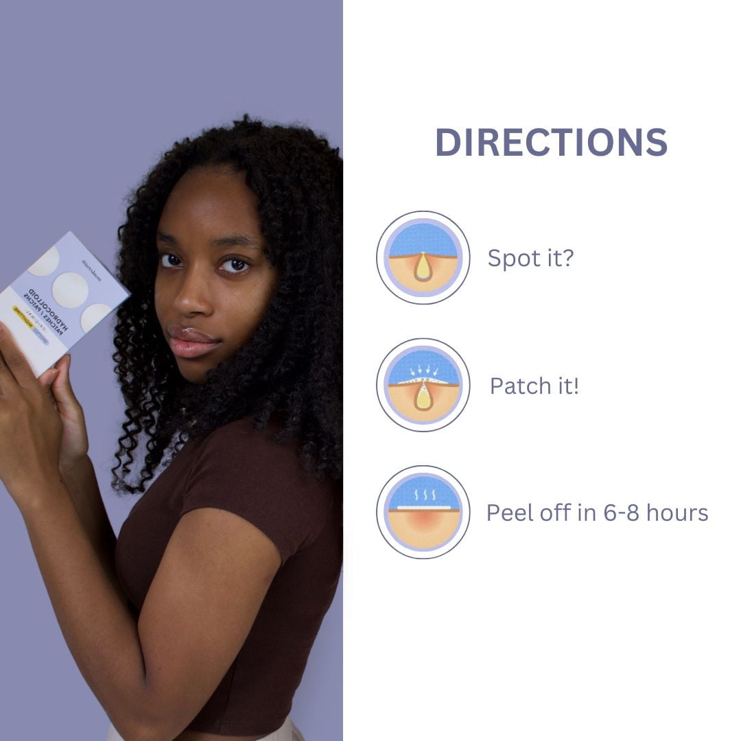 Maskeraide, Patch anti-acné en hydrocolloïde, Acné traitement ciblé, Patchs transparents pour boutons, Spotted Nighttime, 54 pcs