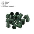 thumbnail image 3 of Uxcell 0.63" Inner Dia Plastic Pointed Garden Plants Bamboo Cane End Caps Green 80 Pack, 3 of 5
