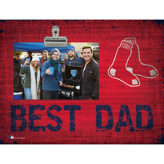 Boston Red Sox 8'' x 10.5'' Best Dad Clip Frame