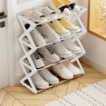thumbnail image 5 of VBODN Shoe Organizer,Shoe Rack,4-Tier Shoe Rack, Shoe Storage,Foldable Shoe Rack,Shoe Storage & Organizers,Vertical Shoe Rack, 5 of 6