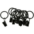 thumbnail image 2 of 12 Pack Curtain Rings with Clips, 25mm & 32mm Drapery Rings for Hanging Drapes, 2 of 5