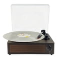 thumbnail image 1 of Wooden Simple Vintage Phonograph Wireless Vinyl Record Player With Cover Dust Jukebox ,Simple Setup, 1 of 4