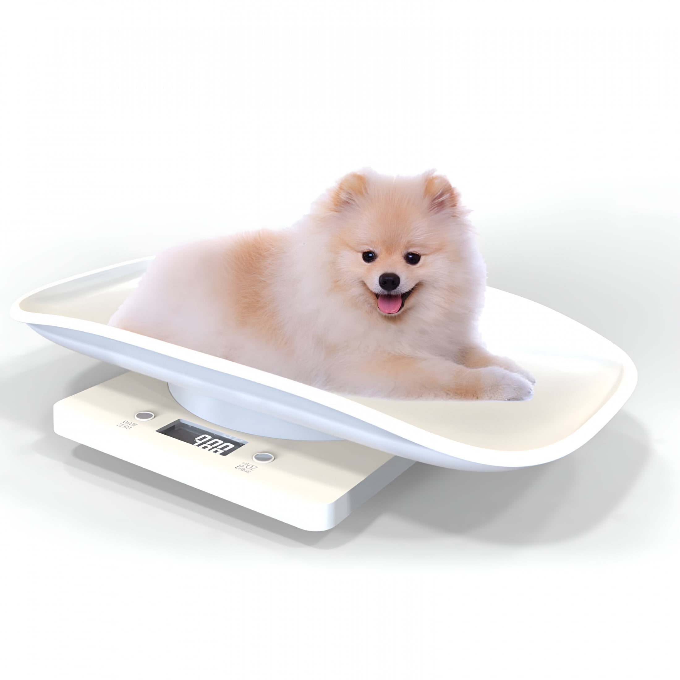 XIRQI Digital Portable Pet Scale Enhanced Absorption Baby Scale Soft Surface Dog Cat Scale