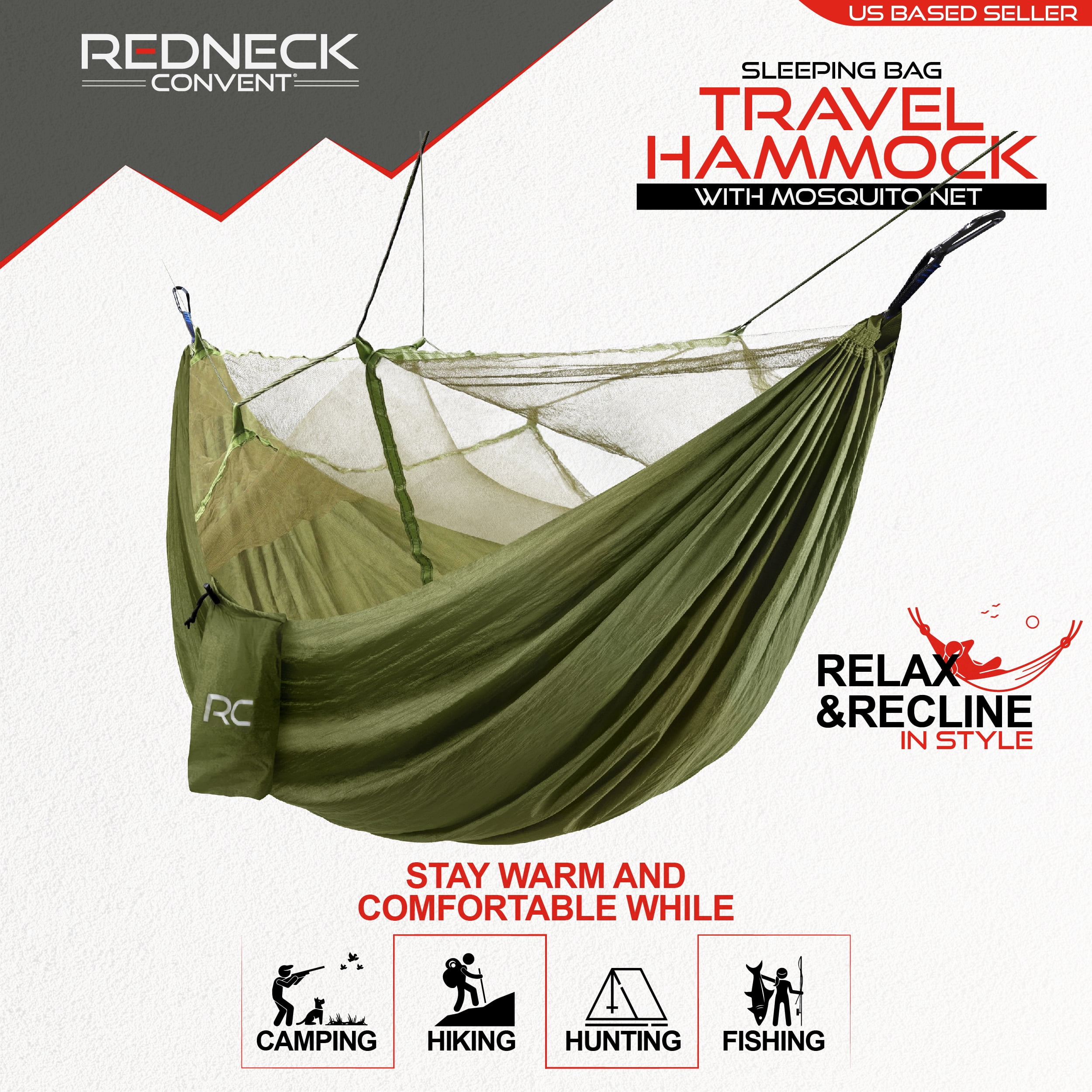 RC Sleeping Bag Travel Hammock with Mosquito Net Adult Sleeping Bag Tree  Hammock 