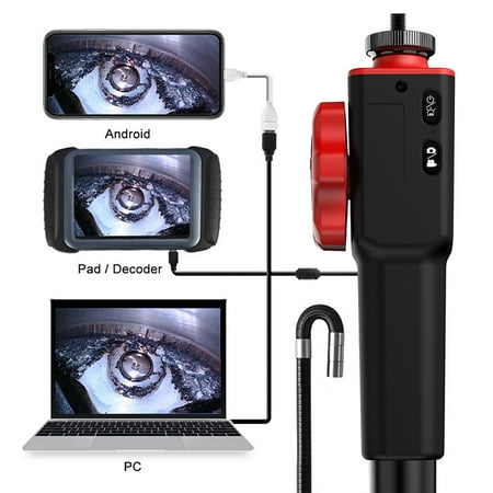 

1 Set Turnable Endoscope HD Camera Auto Repair Bendable Industrial Pipe Car Engine Cylinder Carbon Build Up Repair