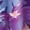 Radiant Purple Floral, variant on Woman Within Plus Size Petite Sleeveless Crinkle Dress