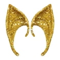 thumbnail image 2 of 1 par de orejas de elfo de hada puntiagudas para disfraz de elfo, mascarada, Halloween, foto, oreja en vivo Dorado 10cm, 2 of 9