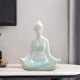 thumbnail image 5 of Exquisita estatua de decoración de yoga pa pa , oficina, estantería, soporte de TV, decoración, cerámica, yoga, pose, escultura, perfecl estatua de escultura de escritorio, 5 of 8