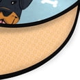 thumbnail image 3 of 36.2 Inch Round Floor Mat Cartoon Dog Faces and Bones Carpet Decor Rug for Living Room Bedroom, 3 of 6