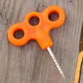 thumbnail image 3 of Clavijas para acampar al aire libre Tornillo Punta Gancho Cuerda Hebilla Carpa Clavija Naranja 5pcs DQrwqpou Para Estrenar, 3 of 4