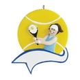 thumbnail image 5 of Personalized Female Tennis Player Ornament 2024-Custom Female Player Serve Big Tennis Ball Ornament, 5 of 10