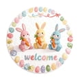 thumbnail image 3 of zhangmingg Tapis de Bienvenue Rond Absorbant Non Décoratif pour Entrée de Maison, 3 of 7