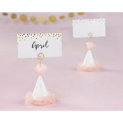 Pink Party Hat Place Card Holder (Set of 36) - Unique Decoration Perfect for Weddings, Bridal Showers, Baby Showers & More