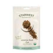 Starwest Botanicals Licorice Root Cut Certified Organic Kosher 1.59oz (45g) pack