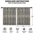 thumbnail image 2 of Blackout Kids Curtains,Geometric Diamond Striped Pattern Childrens Insulated Curtains Set Of 2,Bedroom Essentials,Toddler Room Decor 42x54in(106x137cm), 2 of 5