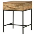 thumbnail image 6 of Pemberly Row 1-Drawer Rectangular Modern Wood End Table in Honey Brown, 6 of 12