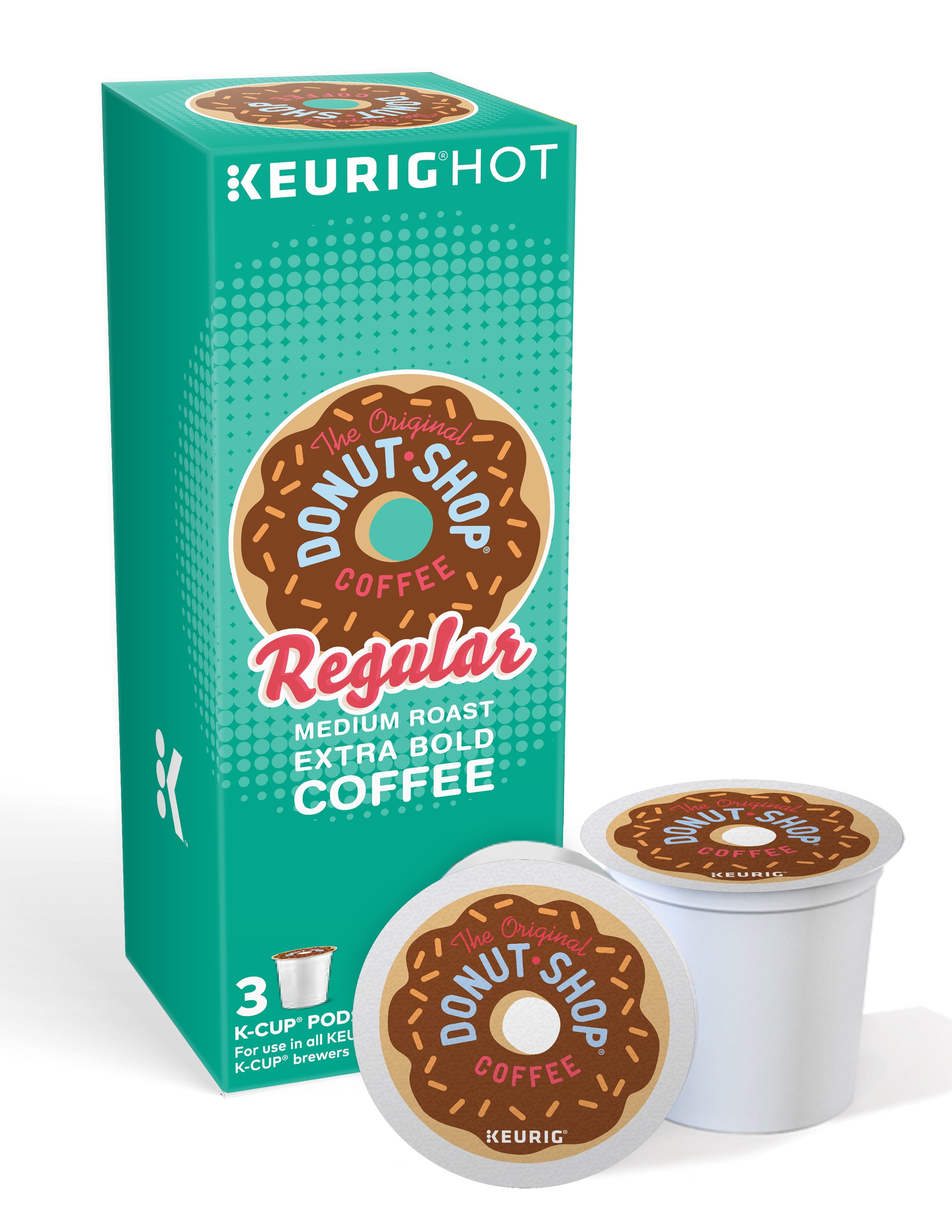 The Original Donut Shop Regular Keurig Single-Serve K-Cup Pods Medium Roast Cof 