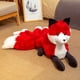 thumbnail image 2 of Cute White&Red Nine Tails Fox Plush Toys Stuffed Animal Real Life Nine-Tailed Fox Kyuubi Kitsune Soft Dolls Gift for Girls Kids zhangyuxiang LED, 2 of 2