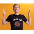 thumbnail image 3 of Comfort Colors USA 250 Shirt, Retro USA Shirt, Trendy 4th of July Shirt, July 4th Graphic Tee , Sizes S-5XL - The Golden Shop, 3 of 5