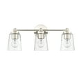 thumbnail image 2 of Millennium Lighting  Lauryn 3/4 Light Vanity Fixture 3 Light - Polished Nickel, 2 of 5