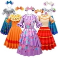 thumbnail image 2 of Nuevos niños Mirabel vestido niño carnaval fiesta películas Cos disfraz verano niñas bebé ropa informal juego de rol ropa 3T(100) Gao Jinjia LED, 2 of 2