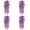 Purple*4, variant on Artificial Flowers for Outdoors UV Resistant Fake Hanging Flowers for Spring Decoration, Realistic Faux Flowers with Trailing Vines for Porch Patio Balcony Fence Garden Decor(1 Pack)