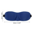 thumbnail image 4 of Mascarilla de sueño 3D de banda elástica de 1 pieza de Unique Bargains, cubierta para los ojos 3D transpirable para meditación azul, 4 of 6