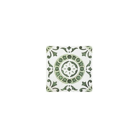 HomeStock Artistic Accomplishment 12x12 Self Adhesive Vinyl Floor Tile - Green Medallion, Easy Peel & Stick Installation, 20 Tiles/20 sq. ft., Adds Unique Patterns