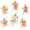 Blush Garden & Pink, variant on DONGTIAN Terracotta Boutonniere for Men (Set of 6), Orange Groom Groomsmen Boutonniere for Wedding,Prom,Homecoming, etc.