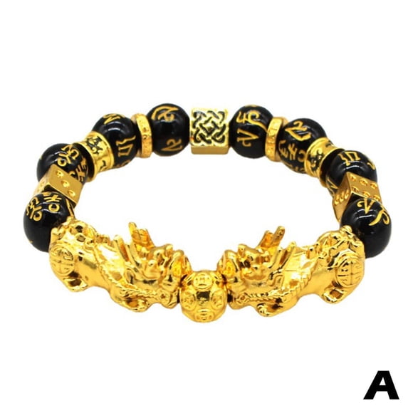 Men's Fortune Six Characters Mantra Fashion Domineering GX/ Bracelet Good W5G2