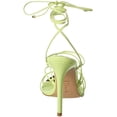 thumbnail image 3 of Schutz Hana Green Fresh Strappy Tie Up Open Toe Stiletto High Heel Sandals (Green Fresh, 5.5), 3 of 4