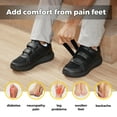 thumbnail image 3 of FitVille Diabetic Shoes for Men Extra Wide Width Mens Diabetic Walking Shoes, Black, 12 Xx-Wide, 3 of 5