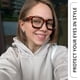thumbnail image 4 of Gafas de bloqueo de luz azul livho de gran tamaño para mujer, 4 of 7