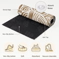 thumbnail image 6 of Area Rugs 5'x7', Brown Striped Carpet Runner Indoor Outdoor Rugs Home Decor Aesthetic, Farmhouse Rustic Abstract Lines Art Non Slip Mats Washable Accent Rug for Living Room Bedroom, 6 of 8
