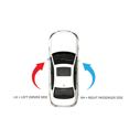 thumbnail image 6 of 92-96 Crown Vic, Grand Marquis Left Driver Mirror Glass Lens w/Adhesive USA non heated, 6 of 7