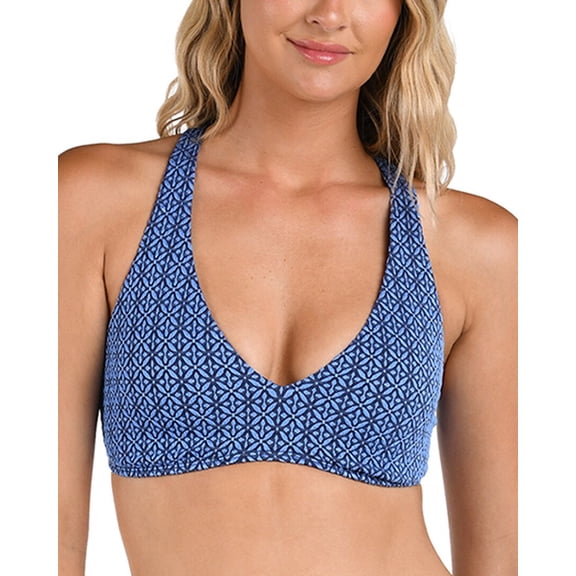 La Blanca womens Swim Top, 8, Blue