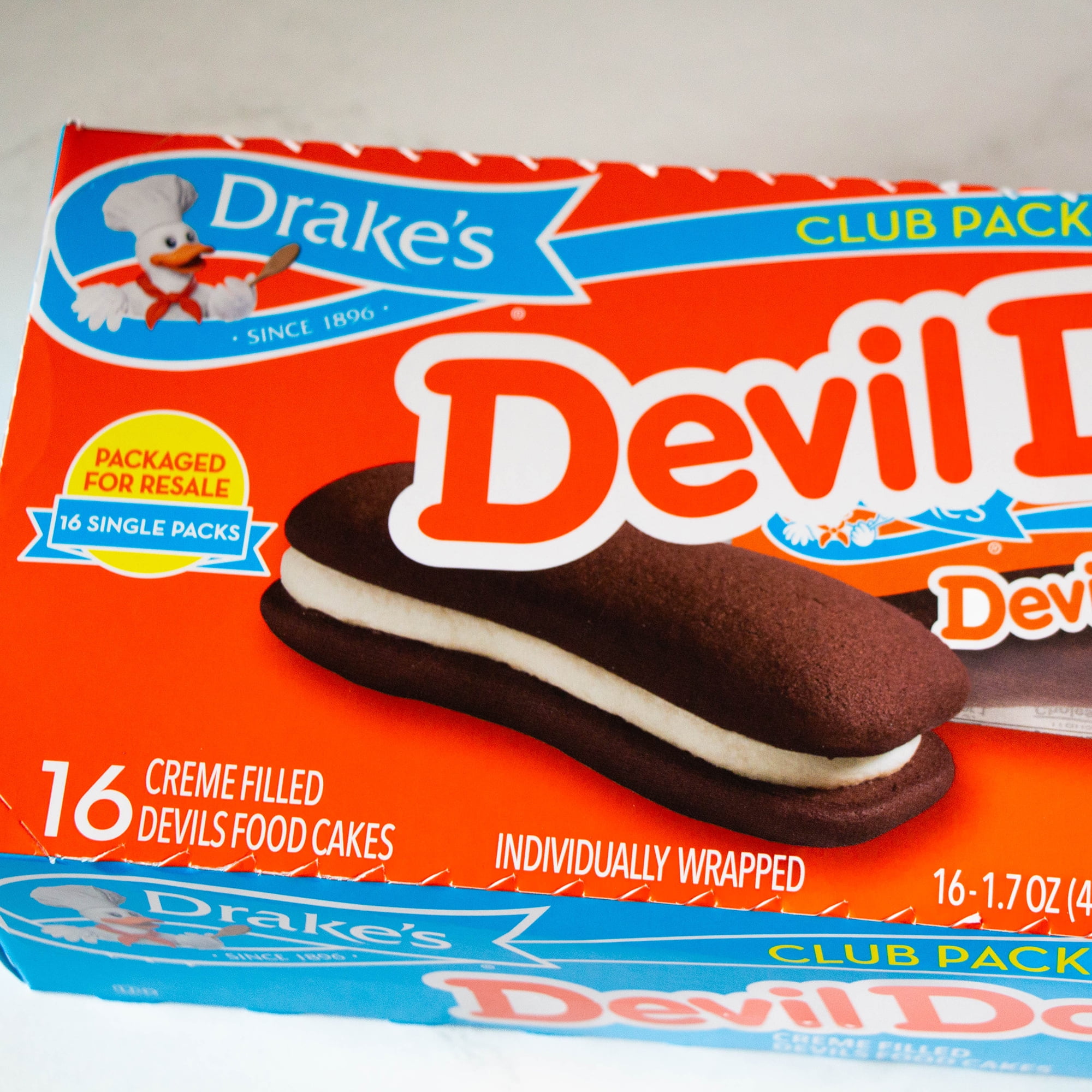 Devil Dogs (2 packs, 16CT) - Club Pack - Sweet and Salty Kettle Corn (1, 5.5oz bag) - Bundled by Noblecrunch - 3 Items Total