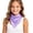 Purple, variant on Kids Silk Scarf For Girls Lightweight Soft Sheer Wrap For Everyday Wear Elegant Neck Satin Edge Scarf