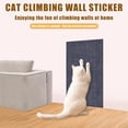 thumbnail image 3 of Las pegatinas de pared para estera de escalada para gatos se pueden cortar a voluntad,autoadhesivas y se pueden montar en la pared,esteras para escalar para gatos,30 * 100 CM, 3 of 4